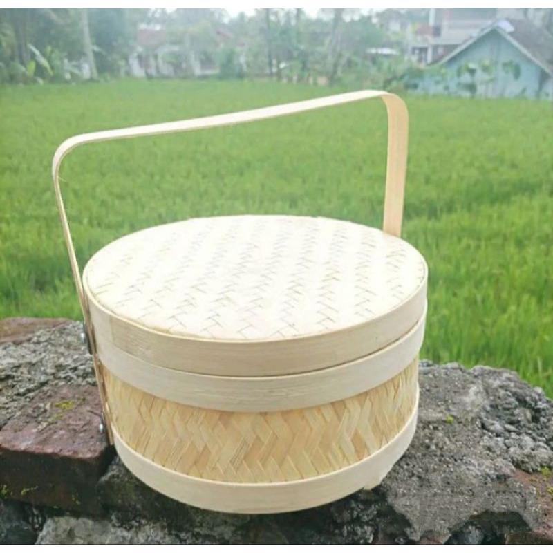 

rantang bambu/hampers bambu 1 susun