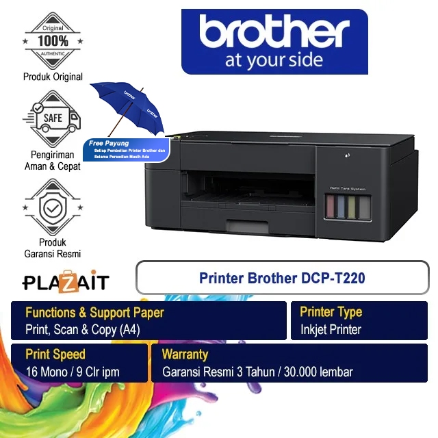 Brother Printer DCP-T220 Print - Scan - Copy