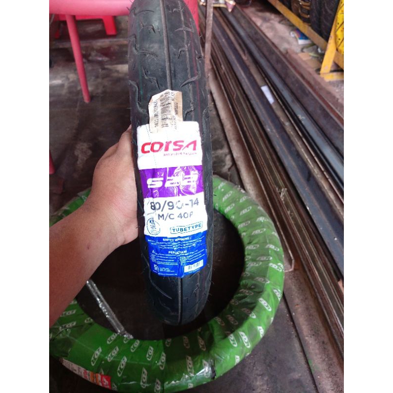Corsa Tubetype 80/90-14 Type S22