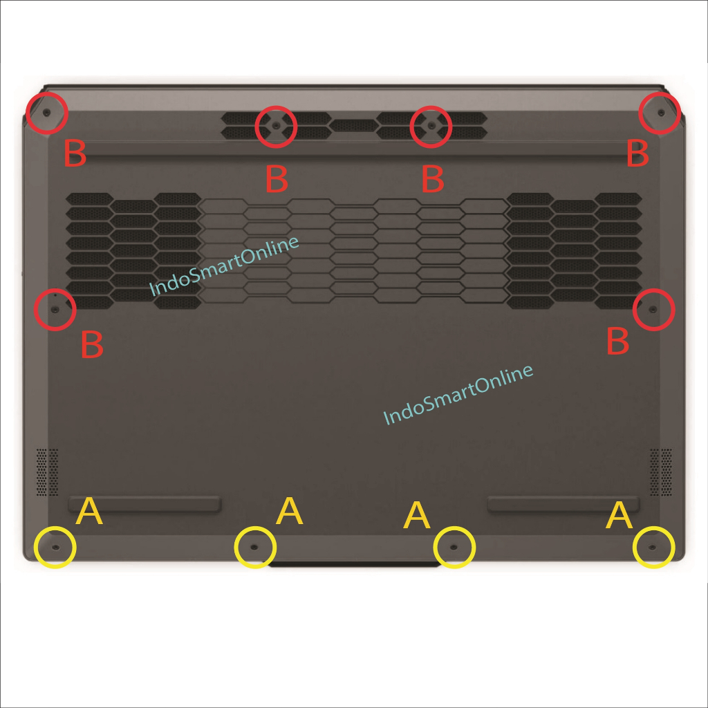 [Baru] Baut casing Lenovo LOQ 15IRX9 / 15IAX9 / 15ARP9 / 15AHP9 ...15xxx9