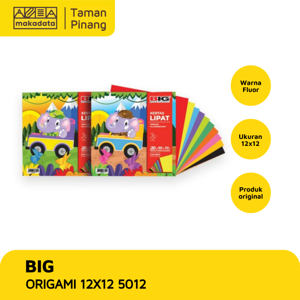

ORIGAMI / KERTAS LIPAT BIG 12X12CM 5012 MURAH