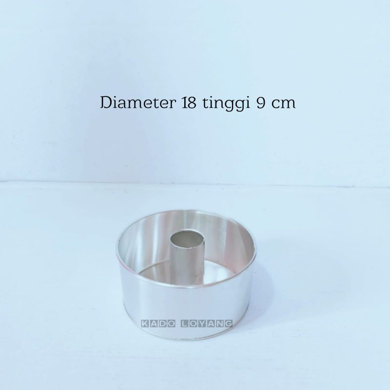 RB Loyang bolu bulat loyang tulban, loyang kue bolu tinggi 9 cm diameter 16 18 20 22 cm bahan