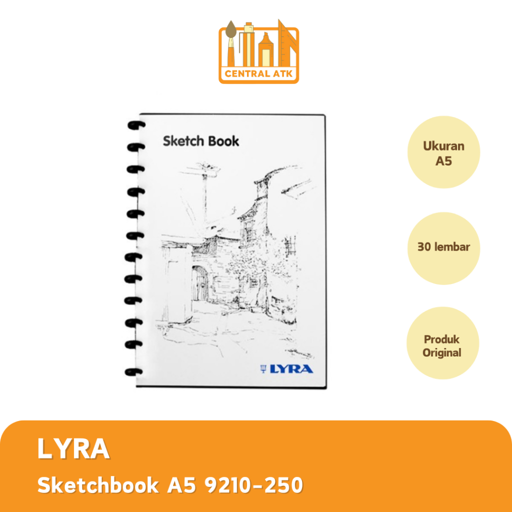 

SKETCH BOOK / BUKU MENGGAMBAR / BUKU SKETSA LYRA A5 9210-250 MURAH