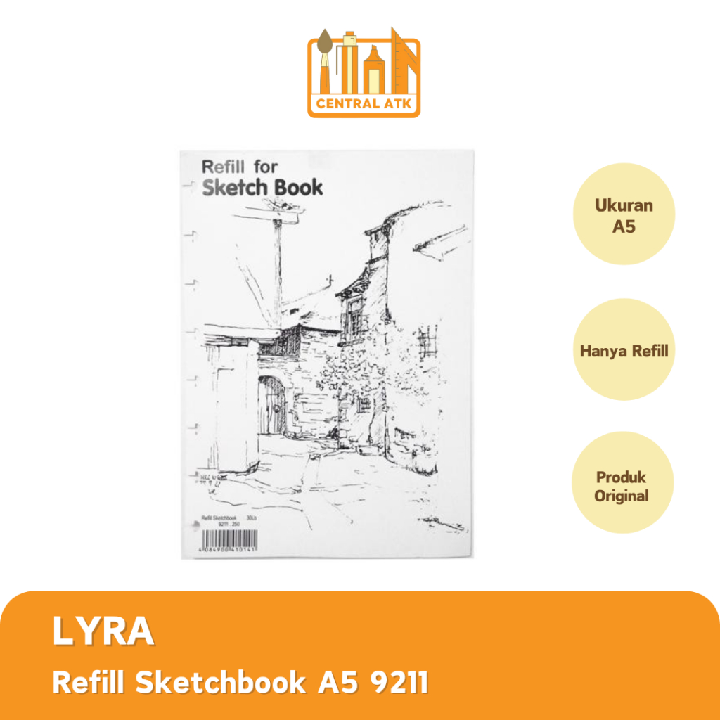 

REFILL SKETCH BOOK / BUKU MENGGAMBAR / BUKU SKETSA LYRA A5 9211 MURAH