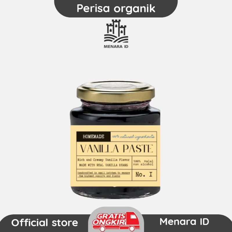 

100gr vanilla pasta premium gourmet/perisa vanilla organik
