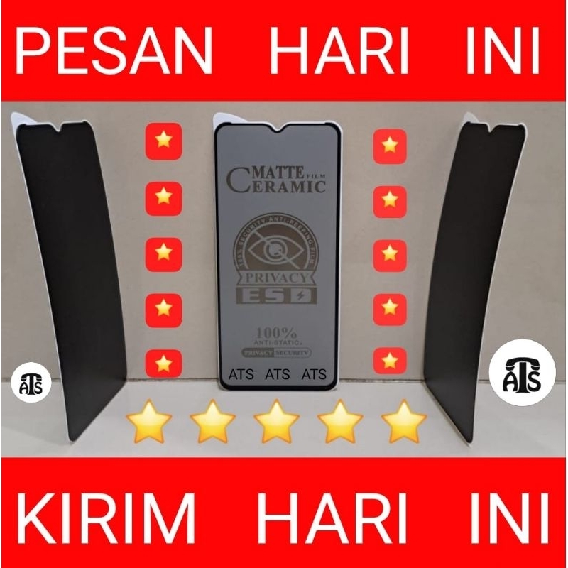 Anti Gores 2 Spy Ceramcis Redmi 7 Redmi 8 Redmi 8A Redmi 8A Pro