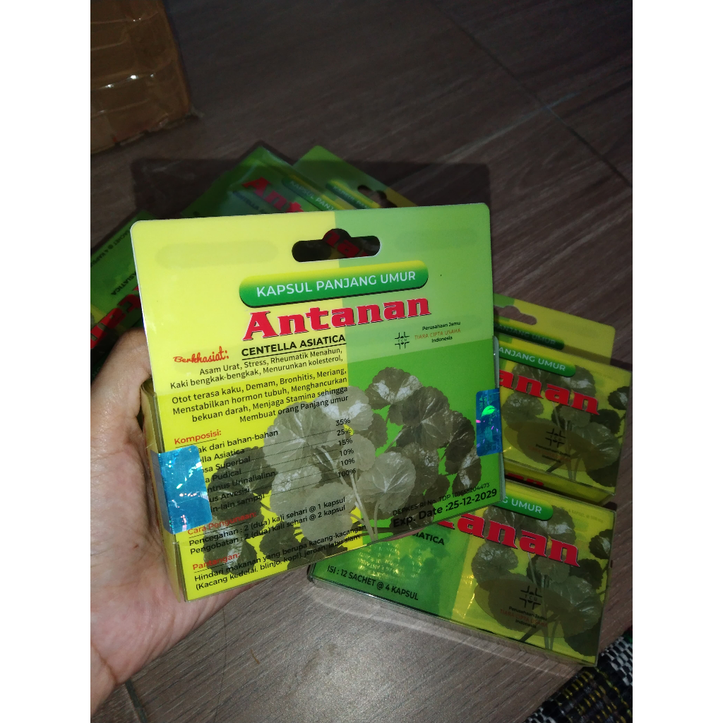 

Kapsul kemasan mika herbal centella