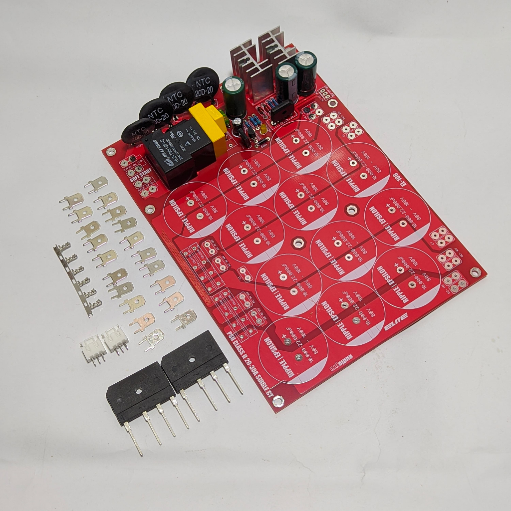 ELITE KIT PSU CLASS H SINGLE CT PCB DOUBLE LAYER 12 ELCO CAPACITOR