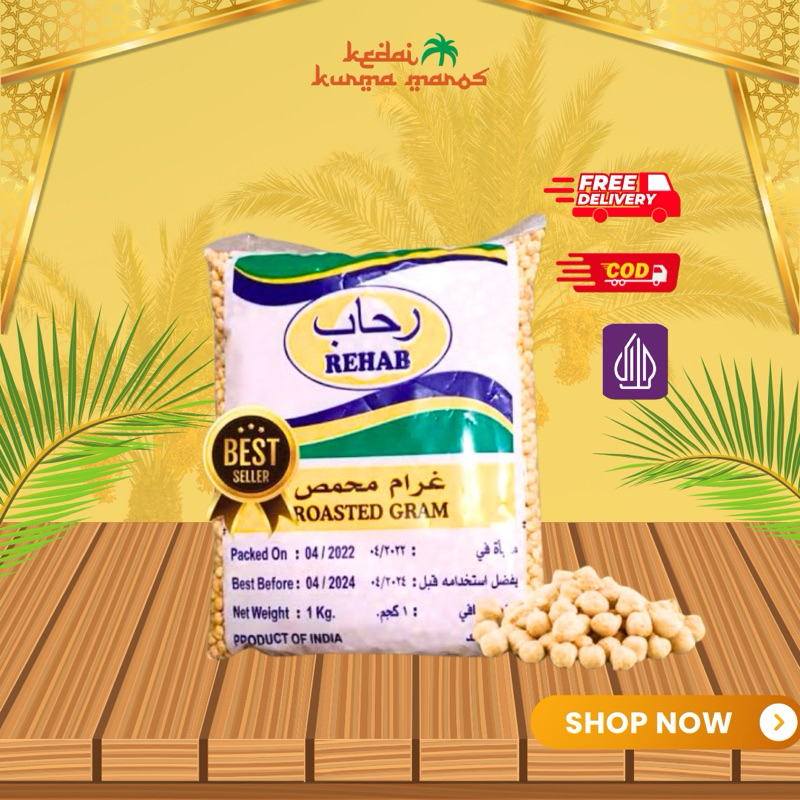 

Kacang Arab panggang Rehab 1 Kg / Kacang Rehab 1 Kg panggang