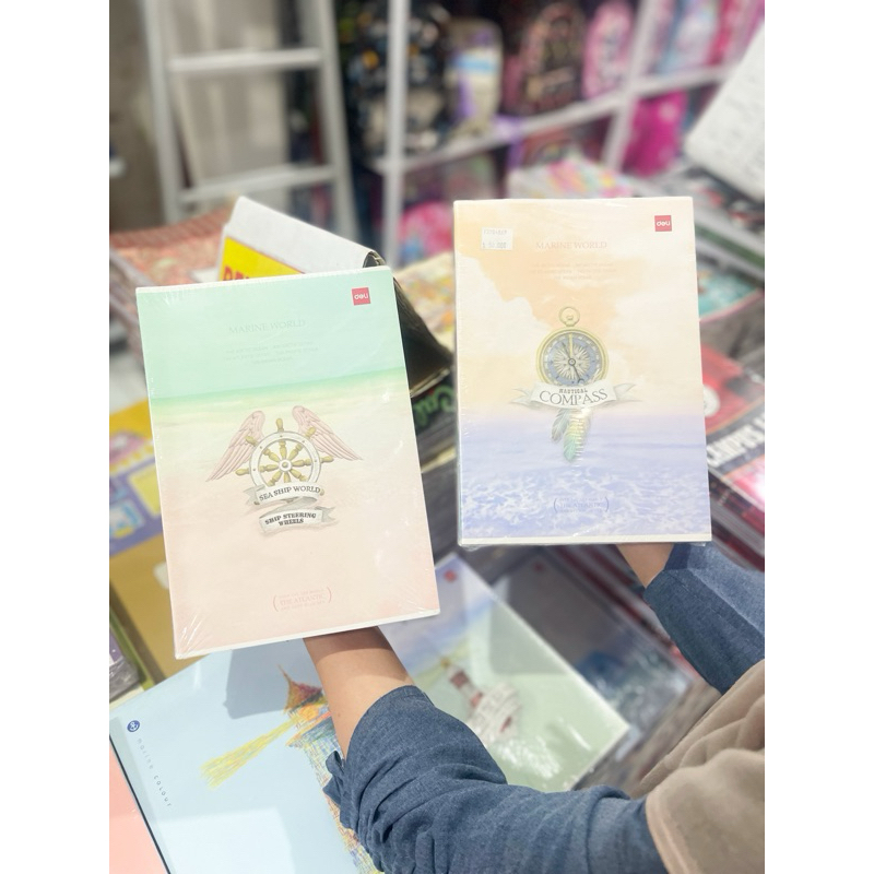 

[1 PACK] Buku Tulis B5 DELI 42 Lembar Marine World 2/542 MARINE WORLD 2