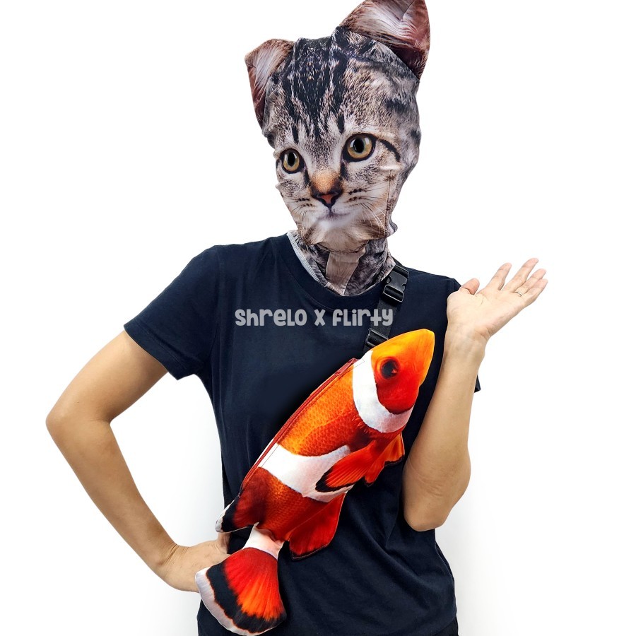 Tas Selempang Punggung Dada Ikan Anemone Nemo Anemon Unik Hobby Mancing Diving Sunmori Lari Pagi CFD