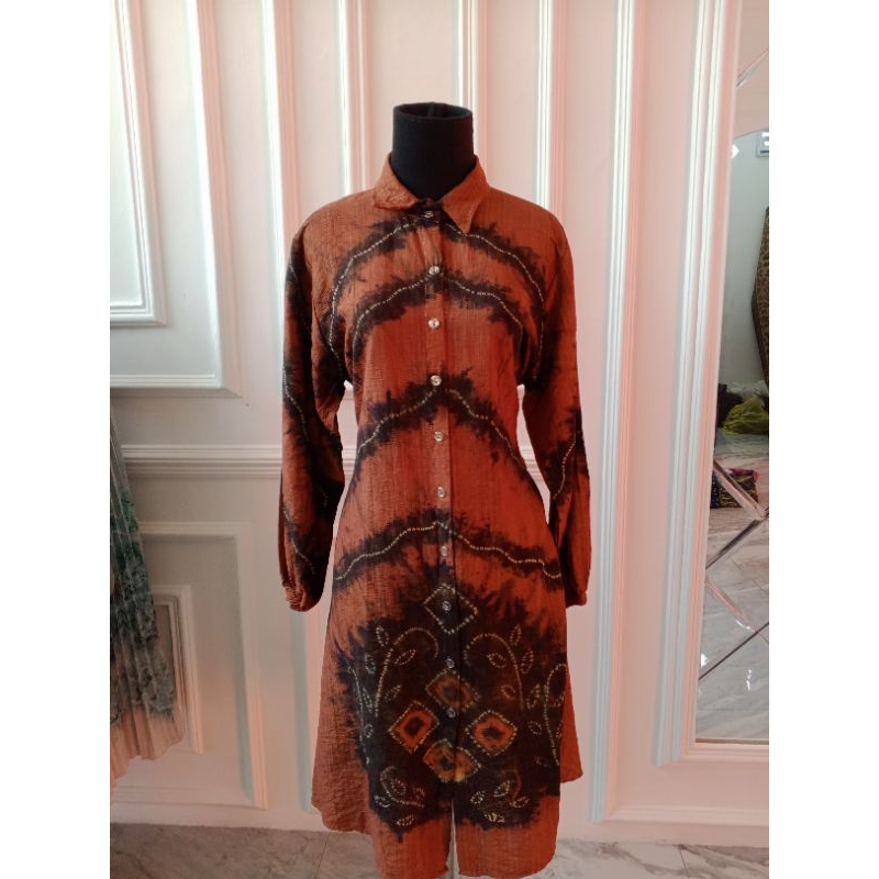 PO Atasan Tunik wanita Batik Sasirangan