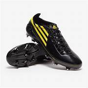 Sepatu Bola Adidas F50 Ghosted Adizero FG - Core Black Yellow