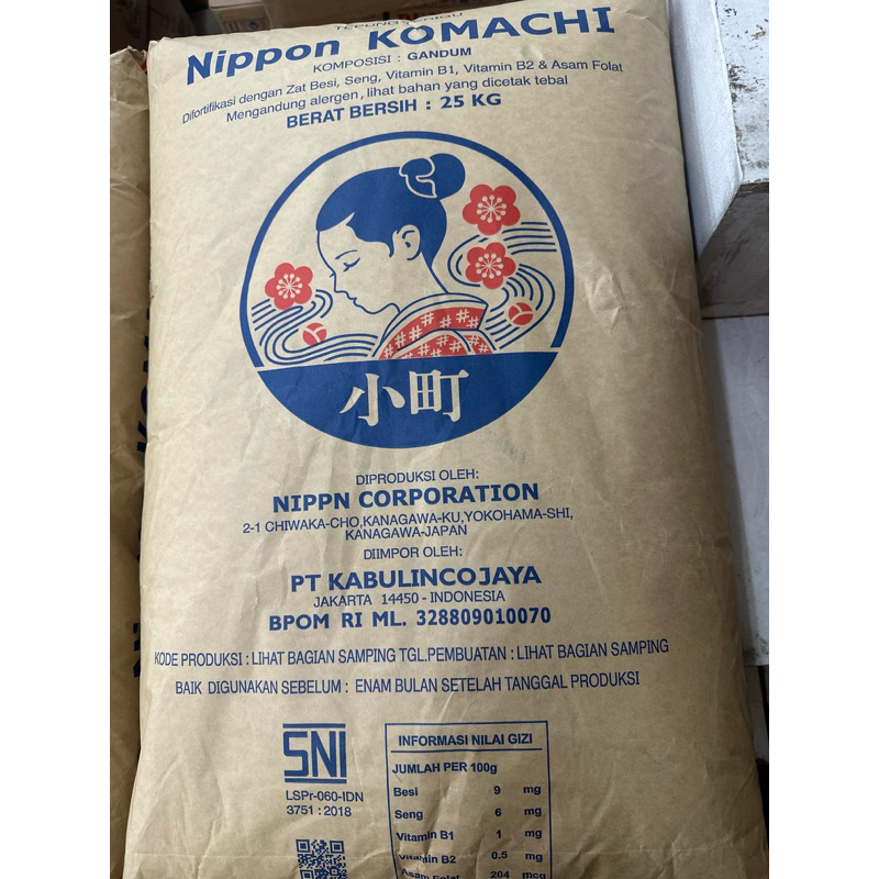 

Tepung Komachi 25kg khusus Ojol