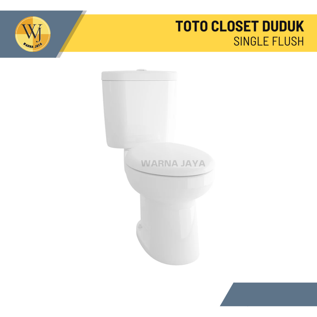 TOTO Closet Duduk Single Flush / Kloset Duduk