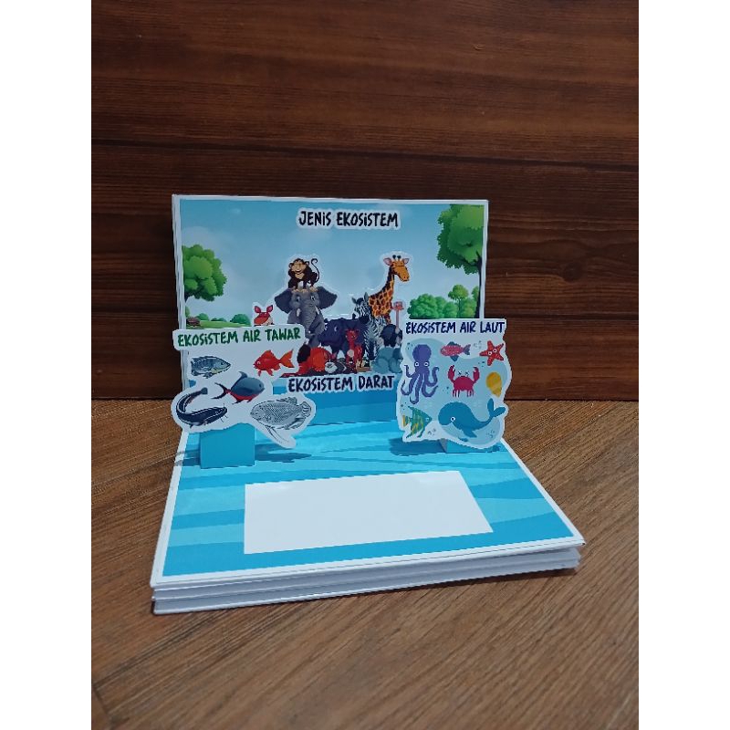 Pop Up book hard board custom (pre order)
