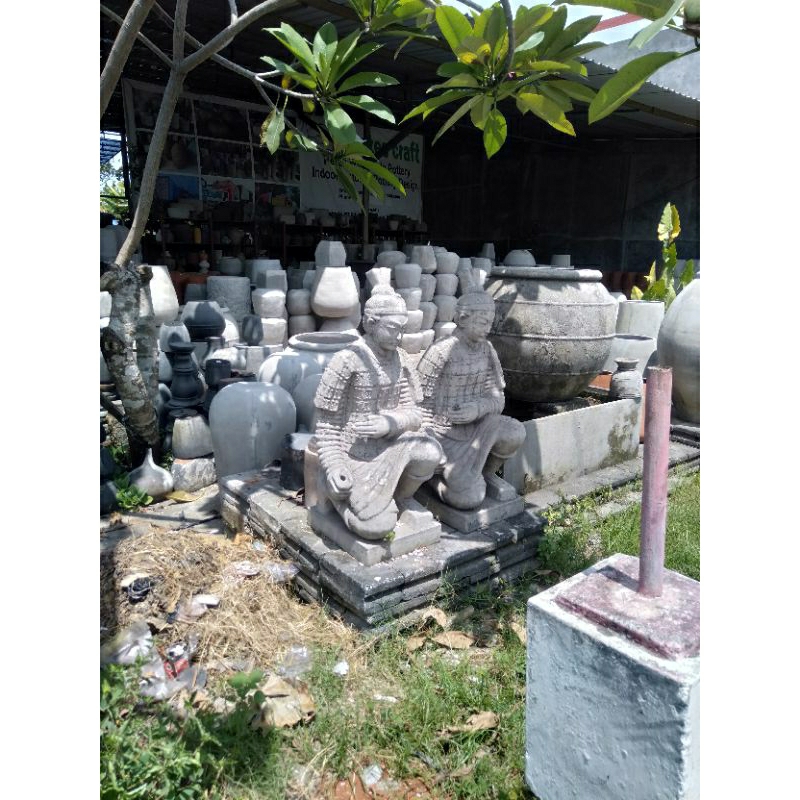 Patung prajurit_hiasan taman minimalis