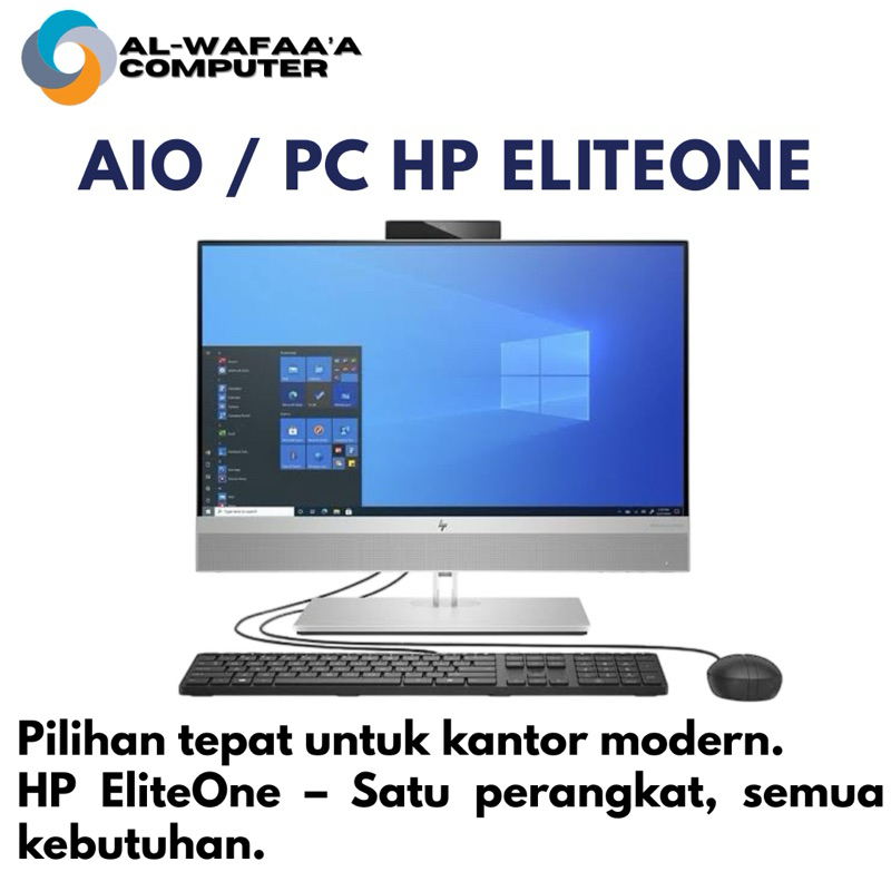 AIO PC HP ELITEONE CORE i5 / i7 RAM 16GB SSD 512GB ORIGINAL BERGARANSI
