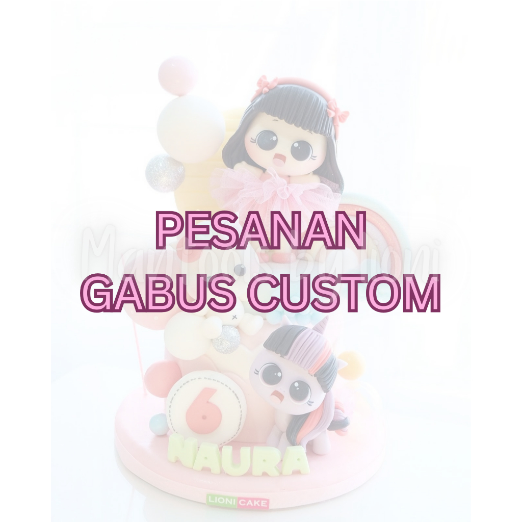 

(CUSTOM) GABUS BUS + COCOMELON UNTUK DEKORASI KUE CAKE