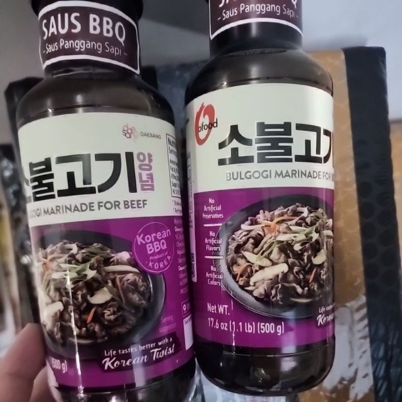 

Bulgogi Marinade BBQ 500gr Ofood Chung Jung One
