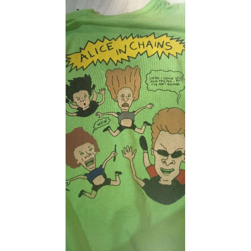 Kaos Second/Bekas Tag Gildan Vintage Alice in chains Beavis & Butt-Head
