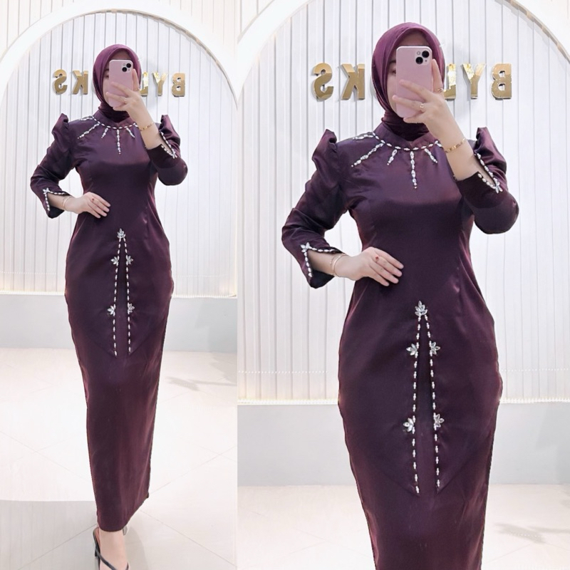 Alicia Kurung Melayu Wanita - One set kurung melayu wanita terbaruuuu bylooks baju kurung wanita