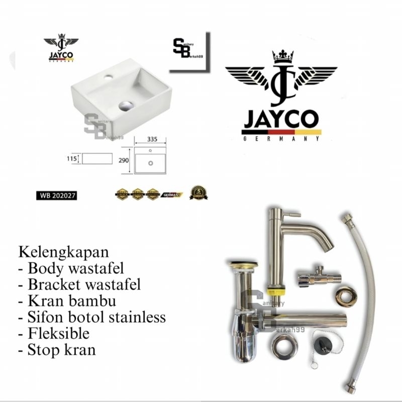 Wastafel Kotak Minimalis Jayco 2027