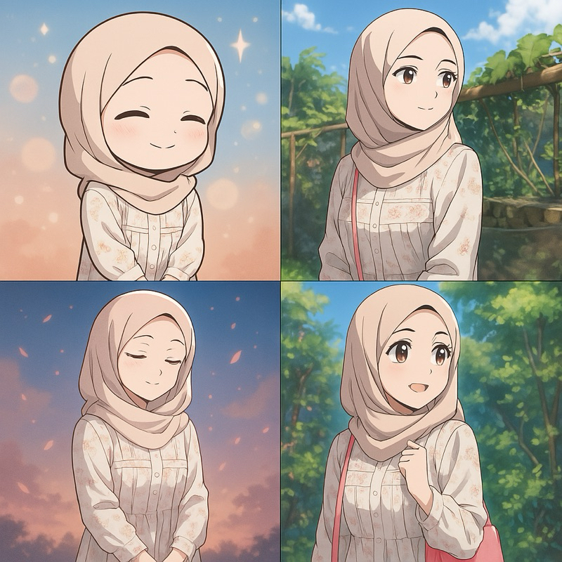 Edit Foto Keren Animasi Gobli, Anime dkk