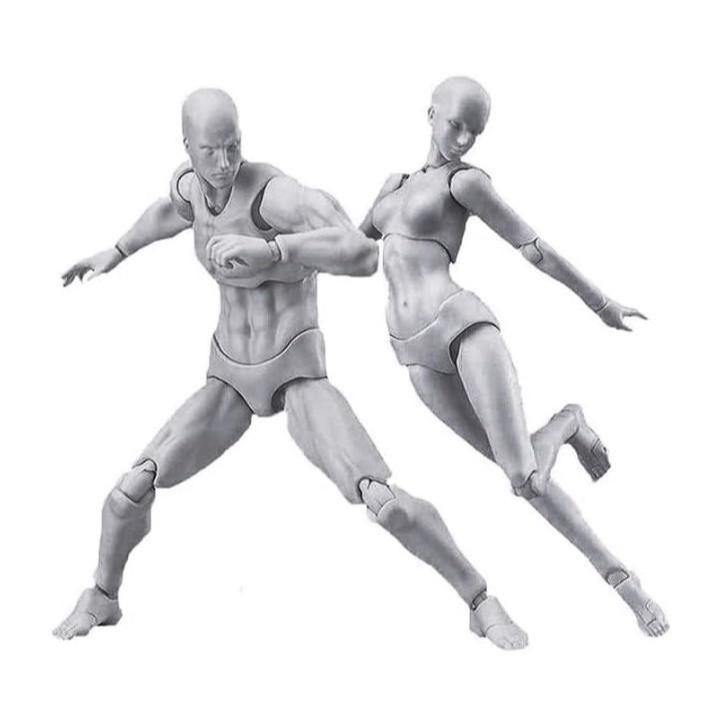 Action Figure Figma Young Gray BODY CHAN & Kun Moveable Action Figure