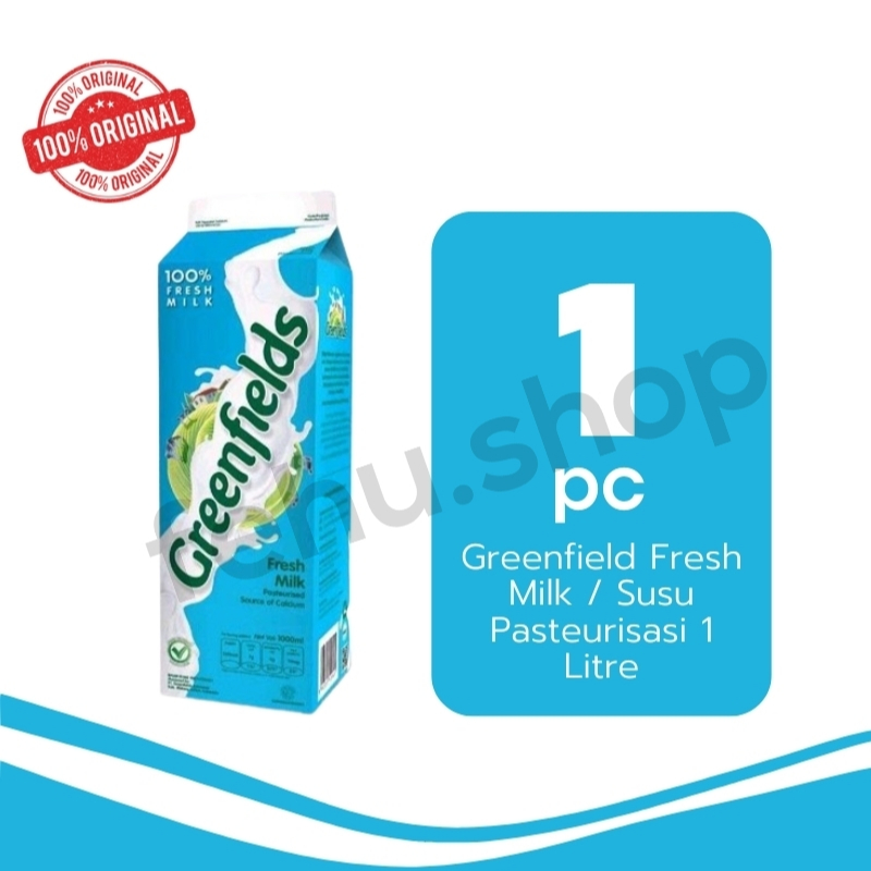 

Greenfields Greenfield Fresh Milk 1lt - Susu Greenfields / Greenfields Fresh Milk 1 Liter