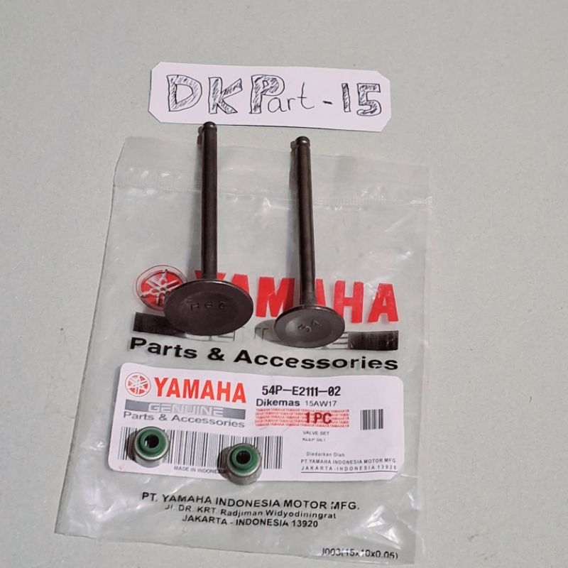 Klep set 54P payung klep ori yamaha plus seal klep yamaha Mio j Mio GT Soul GT INJEKSI Mio M3 Mio Z 