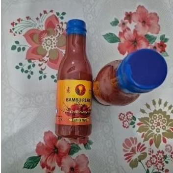 

360gram saos vegetarian extra hot chili sauce 360 gram saus bambu rejeki