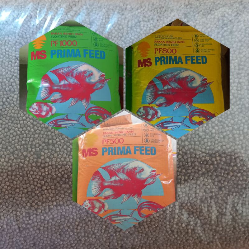 Repack Pakan Benih Ikan PF 500, PF 800, PF 1000