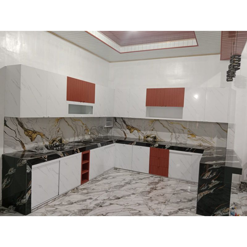 kitchen set full aluminium