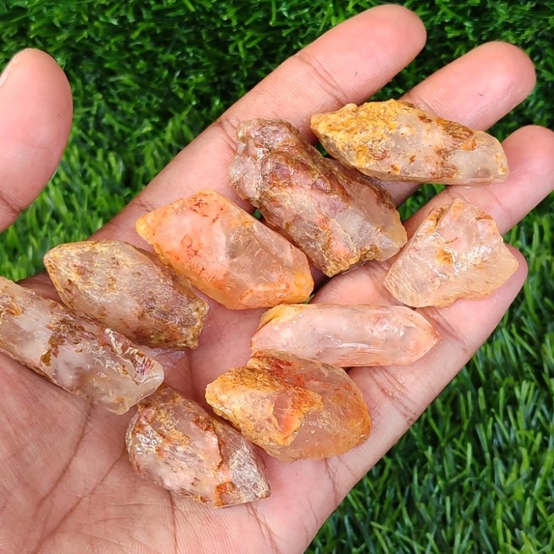 Batu Kucung Karang Asli Alam / Bahan Batu Akik Kecubung Karang Natural