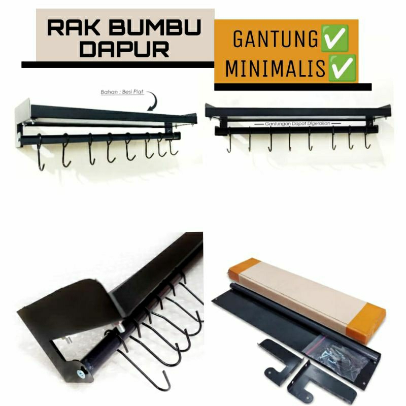 RAK BUMBU GANTUNG MINIMALIS