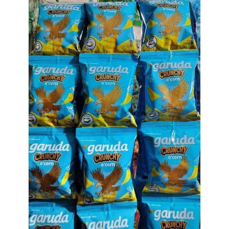 

Garuda Crunchy Rasa corn tornado 1 renceng isi 10