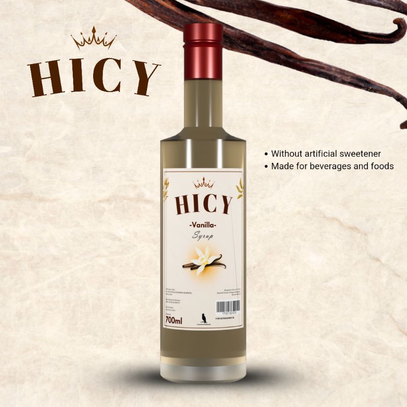 

HICY Vanilla Syrup 700ml - Royal Syrup Premium