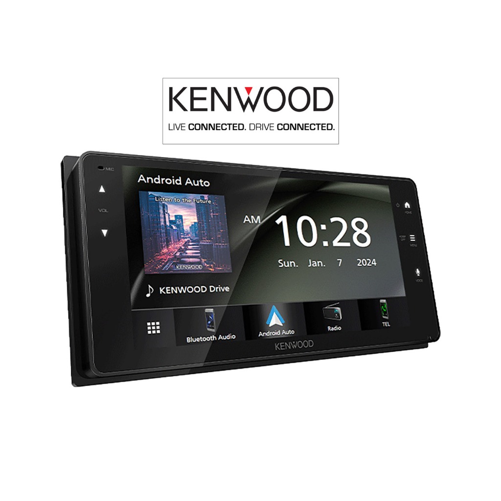 Kenwood DMX723WS Headunit Digital Multimedia Wide Wireless Android Auto Apple Carplay