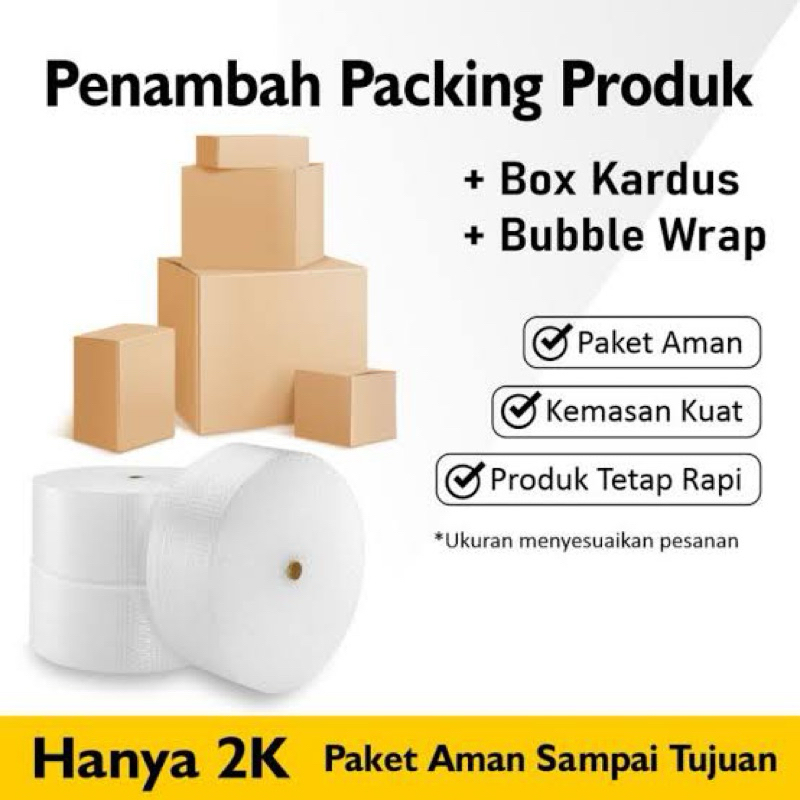 

bubble warp dan kardus