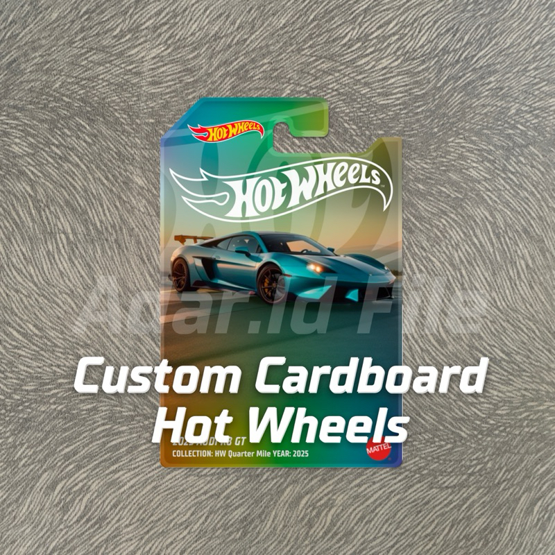 HOT WHEELS CUSTOM CARDBOARD NFT GARAGE FREE PROTECTOR