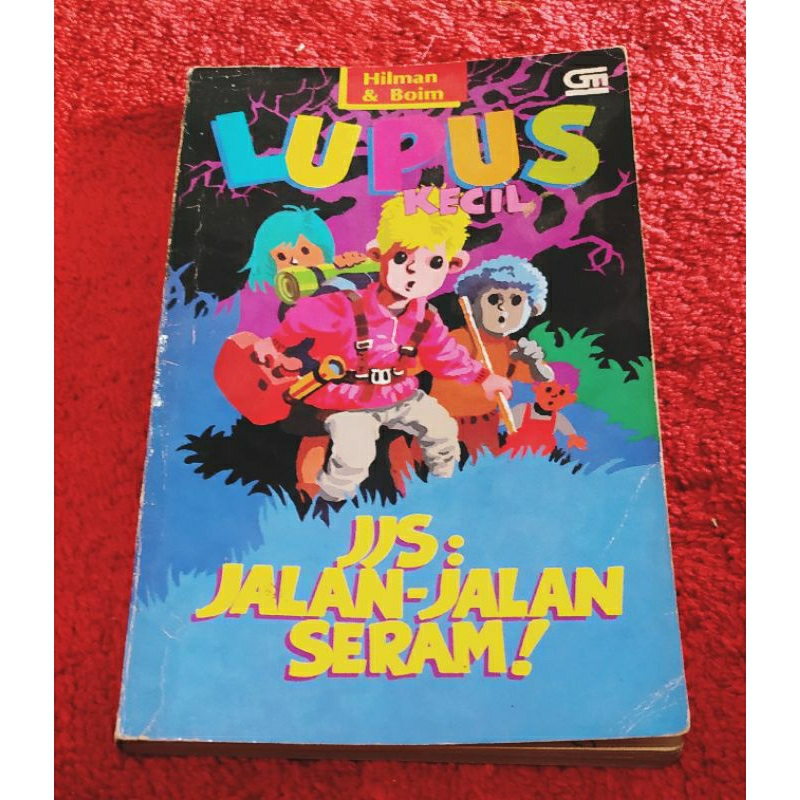 Novel preloved Lupus Kecil "JJS: Jalan-Jalan Seram" by Hilman&Boim ORI second koleksi pribadi