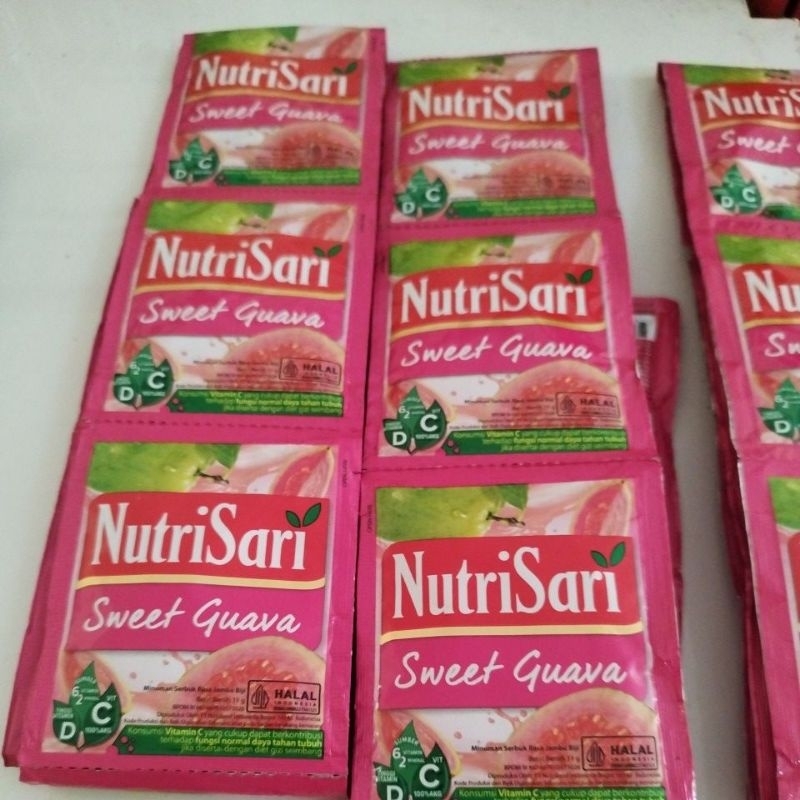 

Nutrisari Minuman Serbuk Renceng isi10 pcs, Nutrisari Serbuk, Minuman serbuk Instan Nutrisari