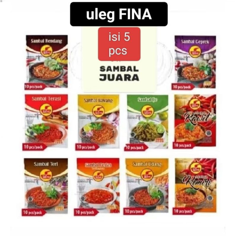 

Sambel Uleg FINA/TABUR BUBUK Renceng ECER