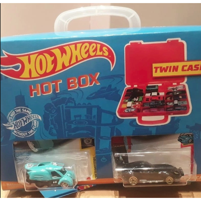 HOT WHEELS TWIN PACK HOT BOX ISI 2 CARRY CASE KOPER KOTAK HOTWHEELS PROMO | Hot Wheels Twin Pack Hot