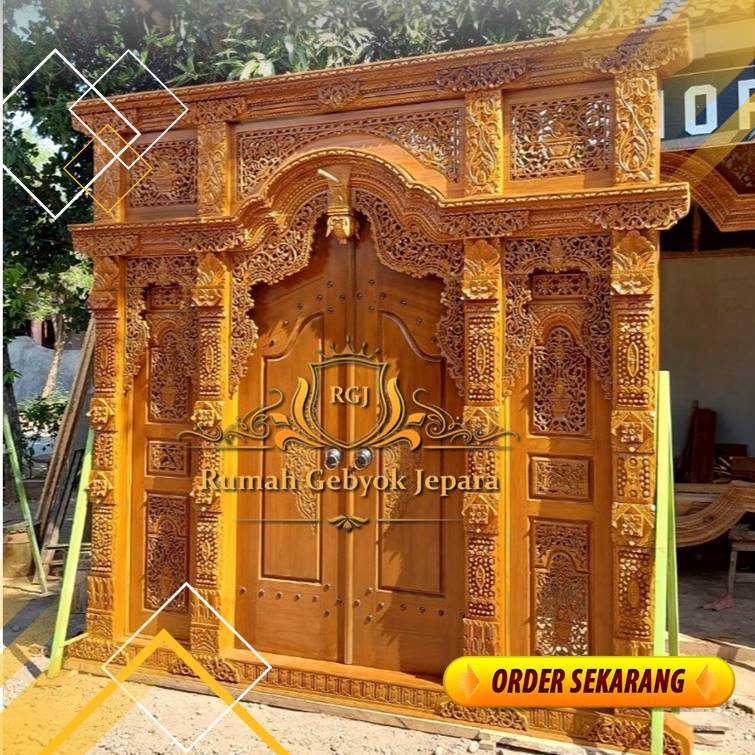 Pintu Kayu Jati | Pintu Rumah Kayu | Pintu Rumah Kayu Jati Jepara