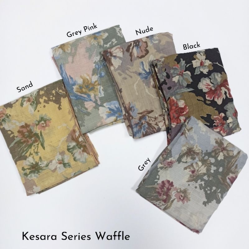 KESARA Jilbab Segiempat Motif Dobby Akira