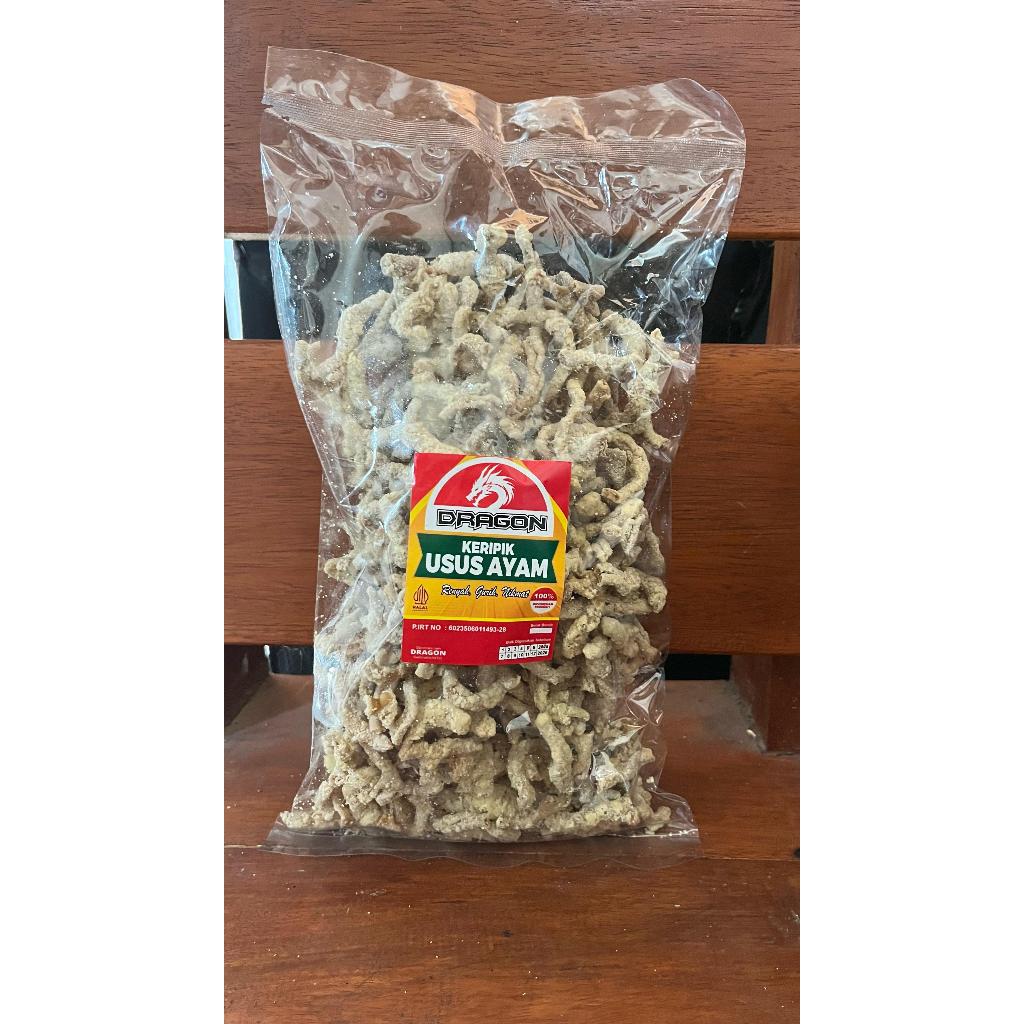 

Keripik usus ayam Dragon super kiloan 1 kg Gurih Renyah Enak