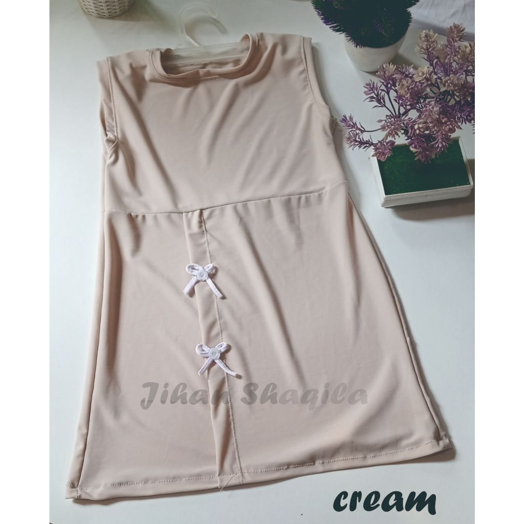 Dres anak perempuan, dres anak perempuan /Iner dres anak fita kancing/dres anak bahan spandex jersey