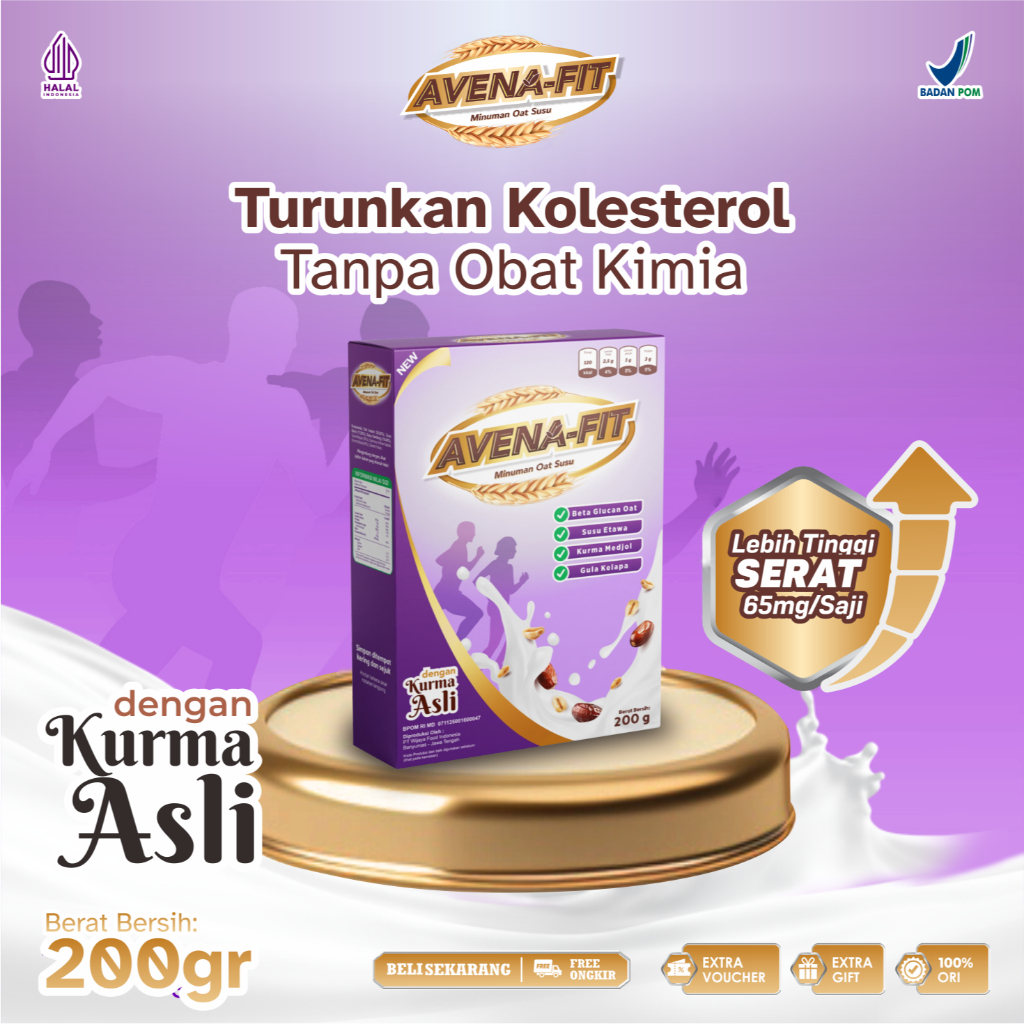 

Avenafit minuman sereal sarapan pagi anti kolesterol diabetes avena fit